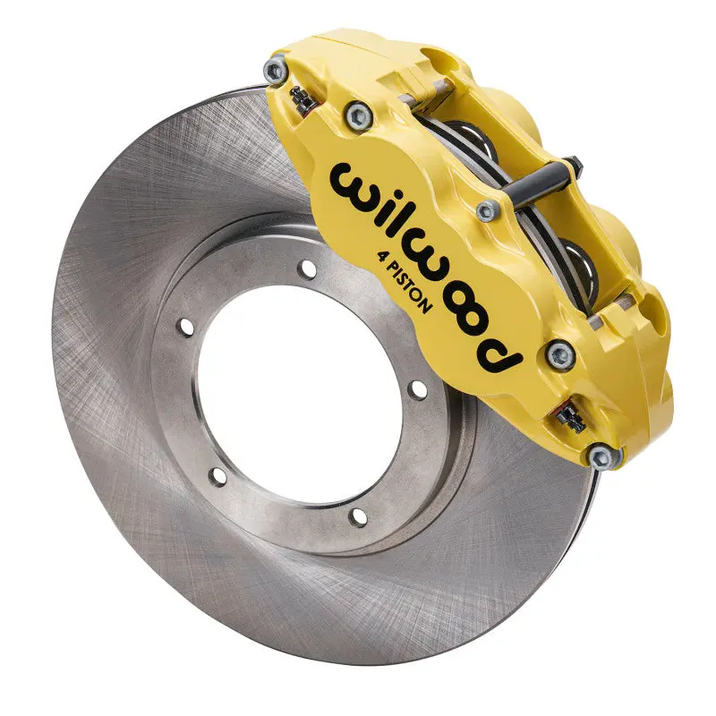 Wilwood Superlite Front Brake Kit – 3.5In Mt Plain Rotors, Yellow Calipers For 1969–1983 Porsche 911 1