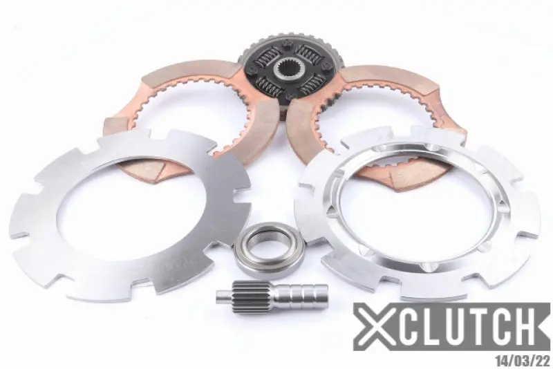 Xclutch 8-Inch Twin-Sprung Ceramic Multi-Disc Clutch Service Kit For Toyota 1